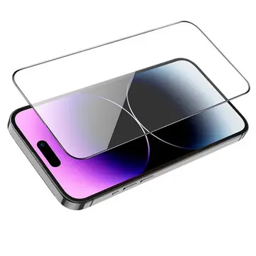 HOCO iPhone 15 Pro Max Full Screen HD Tempered Kırılmaz Cam Ekran Koruyucu