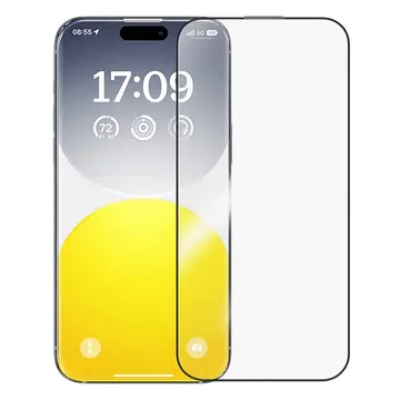 Baseus iPhone 15 Plus HD Tempered Full Koruma Cam Ekran Koruyucu