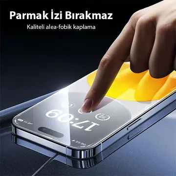 Baseus iPhone 14 Plus/13 Pro Max HD Tempered Full Koruma Cam Ekran Koruyucu