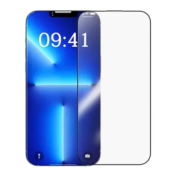 Baseus Crystalline iPhone 14 Plus/13 Pro Max için Parlama Önleyici Tempered Cam Ekran Koruyucu