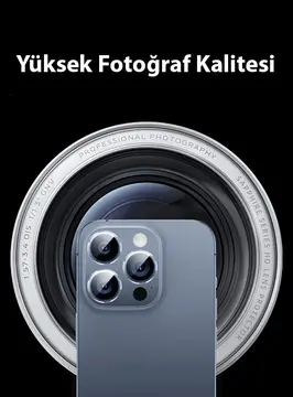 Baseus iPhone 15/15 Plus için Sapphire Serisi HD Cam Kamera Koruyucu