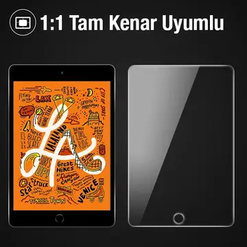 ALLY iPad 9.7  Tempered Kırılmaz Cam Ekran Koruyucu