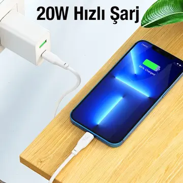 HOCO X93 Force 20W Type-C to iPhone Lightning-C Ultra Hızlı Şarj ve Data Kablosu