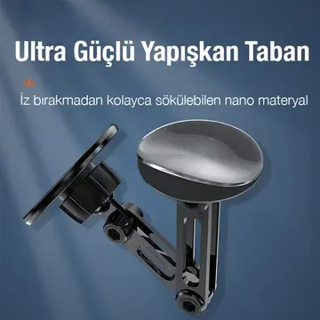ALLY CZY-F82Y 360 ° Dönebilen MagSafe Araç İçi Telefon Tutucu