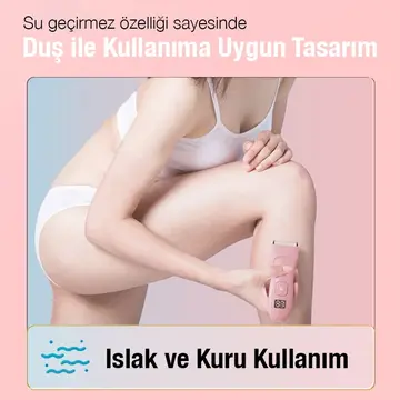 EZERE Saç sakal vücut tıraş makinesi Su Geçirmez Dijital Göstergeli