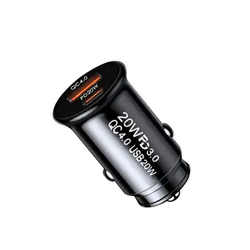 ALLY 20W USB Ve Type-c Çıkışlı Araç İçi Çakmaklık Hızlı Şarj Başlığı