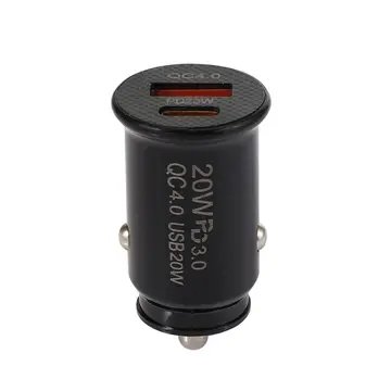 ALLY 20W USB Ve Type-c Çıkışlı Araç İçi Çakmaklık Hızlı Şarj Başlığı