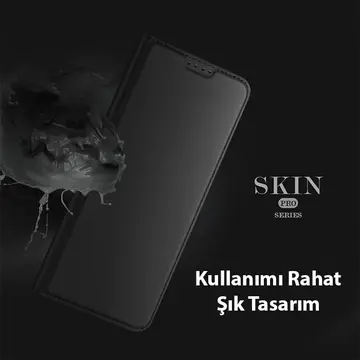Dux Ducis Xiaomi Poco X5 5G Kılıf Skin Pro Series Flip Cover Kapaklı Kılıf