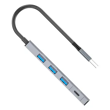 Ally ADS-309A 4in1 USB to USB + Type-C Hub Adaptör Çevirici Dönüştürücü Çoğaltıcı