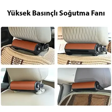 Ally CF01 Ayarlanabilir Araç ve Oyuncu Koltuğu için Havalandırma Soğutma Fanı - USB