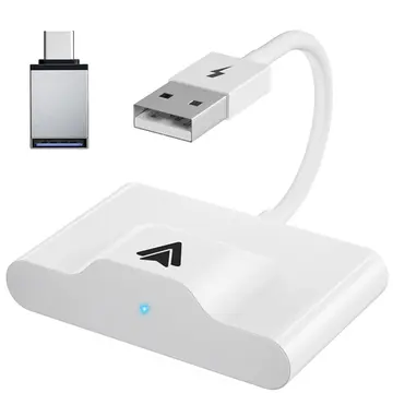 Ally Usb+Type-C Android Kablosuz Carplay Adaptör Çevirici - Youtube Netflix Tiktok Video Yansıtıcı