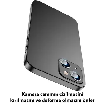 ALLY İPhone 14 Tempered Glass Cam Kamera Koruyucu
