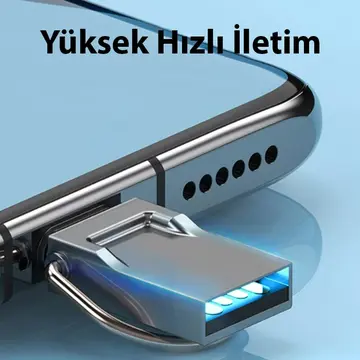 ALLY 64GB Type-c Usb Otg Flash Bellek - USB 2.0 100MB/S Flash Disk