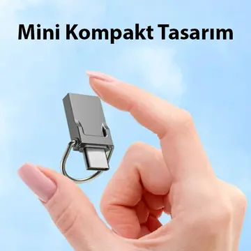 ALLY 64GB Type-c Usb Otg Flash Bellek - USB 2.0 100MB/S Flash Disk