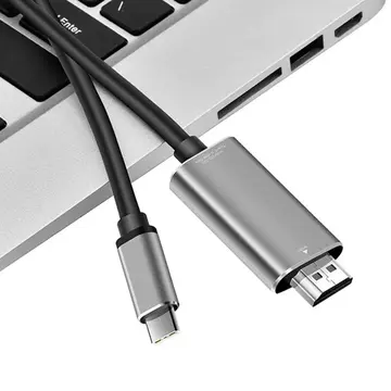Ally Type-C to HDMİ 4K 60Hz Çevirici Görüntü Kablosu 1.8M - HDTV Projektör