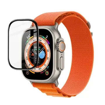 Apple Watch Ultra 49mm 3D Full Kaplama Ekran Koruyucu PET+PMMA