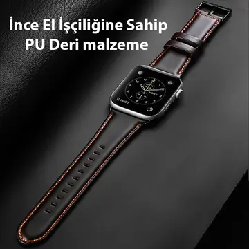 Dux Ducis Apple Watch 38/40/41MM için Business Deri Kayış Kordon