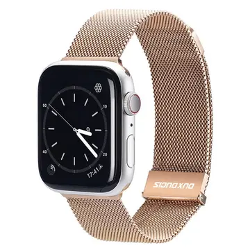 Dux Ducis Apple Watch 42/44/45MM için Milanese Premium Milano Loop Kayış Kordon