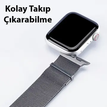 Dux Ducis Apple Watch 38/40/41MM için Milanese Premium Milano Loop Kayış Kordon