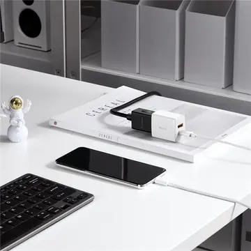 BASEUS PowerCombo Mini Power Strip 1AC 10 m Güç Kablosu /EU + UK Fiş Adaptörleri Dahil