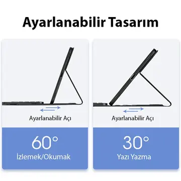 Dux Ducis SM Galaxy Tab S8/S7 Bluetooth Klavye Touchpad Kılıf X700-X706-T870-T875-T876B
