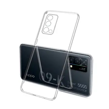 Ally OPPO K9 5G Kılıf Kamera Korumalı Ultra İnce Şeffaf Silikon Kılıf