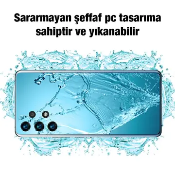 Ally SM Galaxy A23 5G Kılıf Kamera Korumalı Ultra İnce Şeffaf Silikon Kılıf