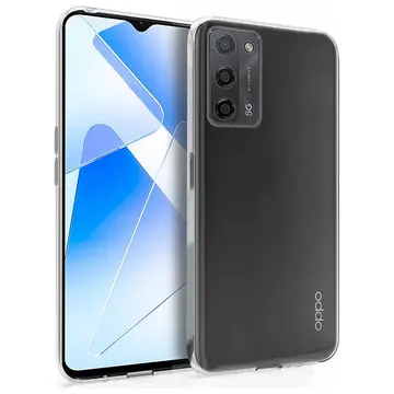 Ally OPPO A55 5G Kılıf Kamera Korumalı Ultra İnce Şeffaf Silikon Kılıf