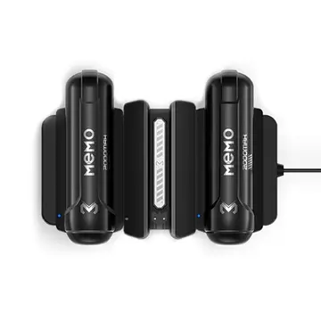 MEMO DL10 - CX12 Telefon Soğutucu Fan Batarya Şarj Paneli + 2 Yedek Powerbank