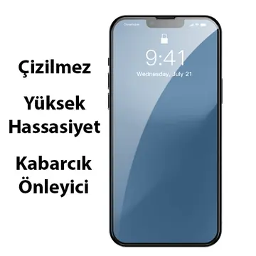 ALLY iPhone 13 Pro Max Tempered Kırılmaz Cam Ekran Koruyucu