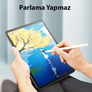 ALLY iPad Mini 6 (2021) ve Mini 7 (2024) Paper Like Film Darbe Emici Pet Ekran Koruyucu