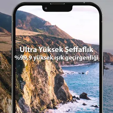ALLY İPhone 13 Pro-13 Pro Max 3D Full Tempered Glass Cam Kamera Koruyucu