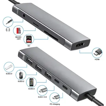 ALLY  9 İn1 Type C Hub 4k 30hz Hdmi Usb 3.0SdPD Adaptör