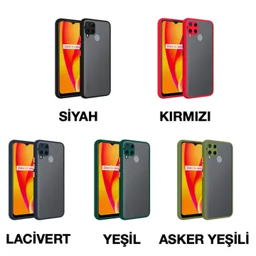 SM Galaxy A12 - M12 - F12 Kamera Korumalı Premium Silikon Kılıf