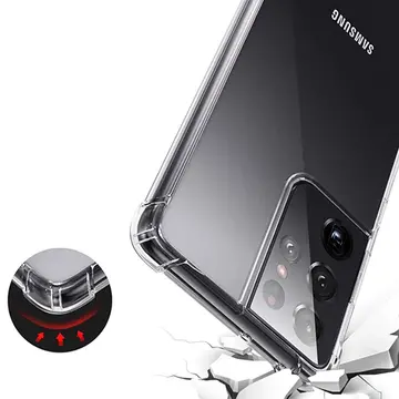 SM Galaxy S21 Ultra - S30 Ultra Shockproof Darbe Emici Silikon Kılıf