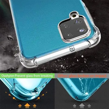 SM Galaxy A12 - M12 Anti-Drop Shockproof Darbe Emici Silikon Kılıf