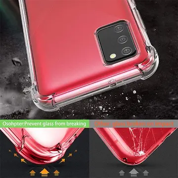 SM Galaxy A02S - M02S Anti-Drop Shockproof Darbe Emici Silikon Kılıf