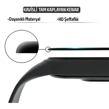 Xiaomi Mi Watch Lite 3D Full Kavisli PMMA Cam Ekran Koruyucu