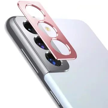 SM Galaxy S21 / S21+ 3D Metal Kamera Koruyucu Metal Lens