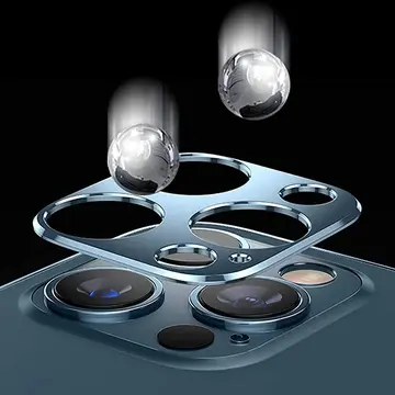 İPhone 12 3D Metal Kamera Koruyucu Metal Lens