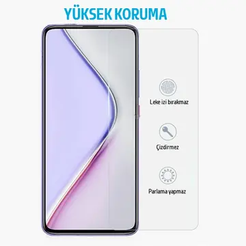 Xiaomi Redmi K40/K40 Pro/K40 Pro+/Mi 11i/Poco F3 Tempered  Cam Ekran Koruyucu