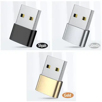 ALLY USB to Type-C Dişi Çevirici Dönüştürücü Adaptör