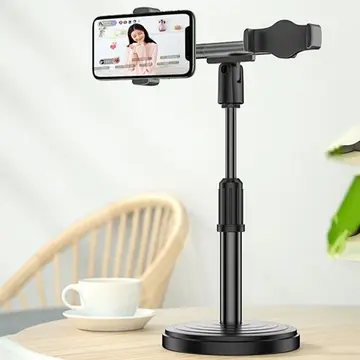 ALLY Masaüstü Youtube Tiktok Canlı Yayın Çift Telefon Tutucu Stand