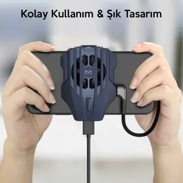 MEMO DL02  Telefonu Soğutma Fanı Radyatör (İPhone Kablo İle)