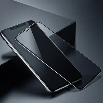 Baseus İPhone 11 Pro/ XS/X  023mm Anti Spy Çerçeveli Tempered Cam Ekran Koruyucu