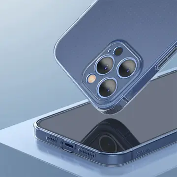 Baseus Simple Case İPhone 12 Pro Max 6.7 İnce Şeffaf Silikon Kılıf