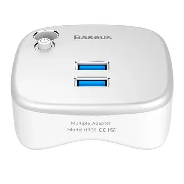Baseus Çok Fonsiyonlu Notebook Adaptörü Hub Dual USB 3.0 RJ45 TF/SD