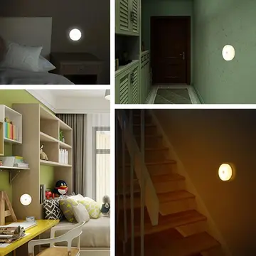 ALLY Mini 5 Led Usb Şarjjlı Tuşlu Gece Lambası Led