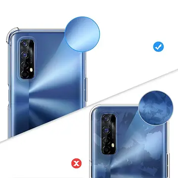 ALLY Oppo Realme 7 Anti-Drop Silikon Kılıf Shockproof Kılıf