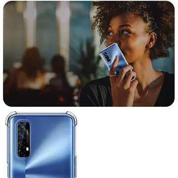 ALLY Oppo Realme 7 Anti-Drop Silikon Kılıf Shockproof Kılıf